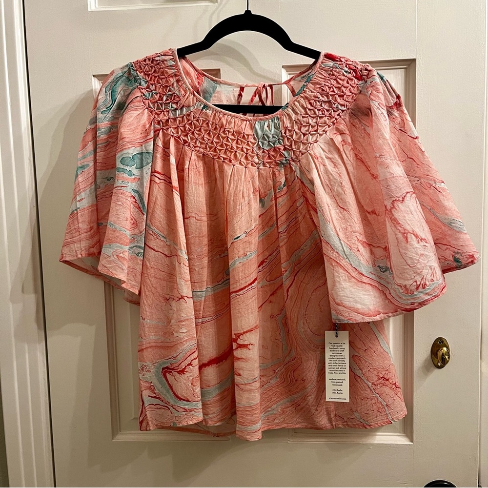 St. Roche Organic Cotton Voile Top, NWT - Picture 8 of 11